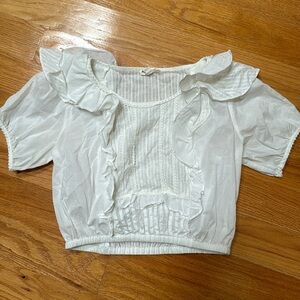 For Love & Lemons White Blouse